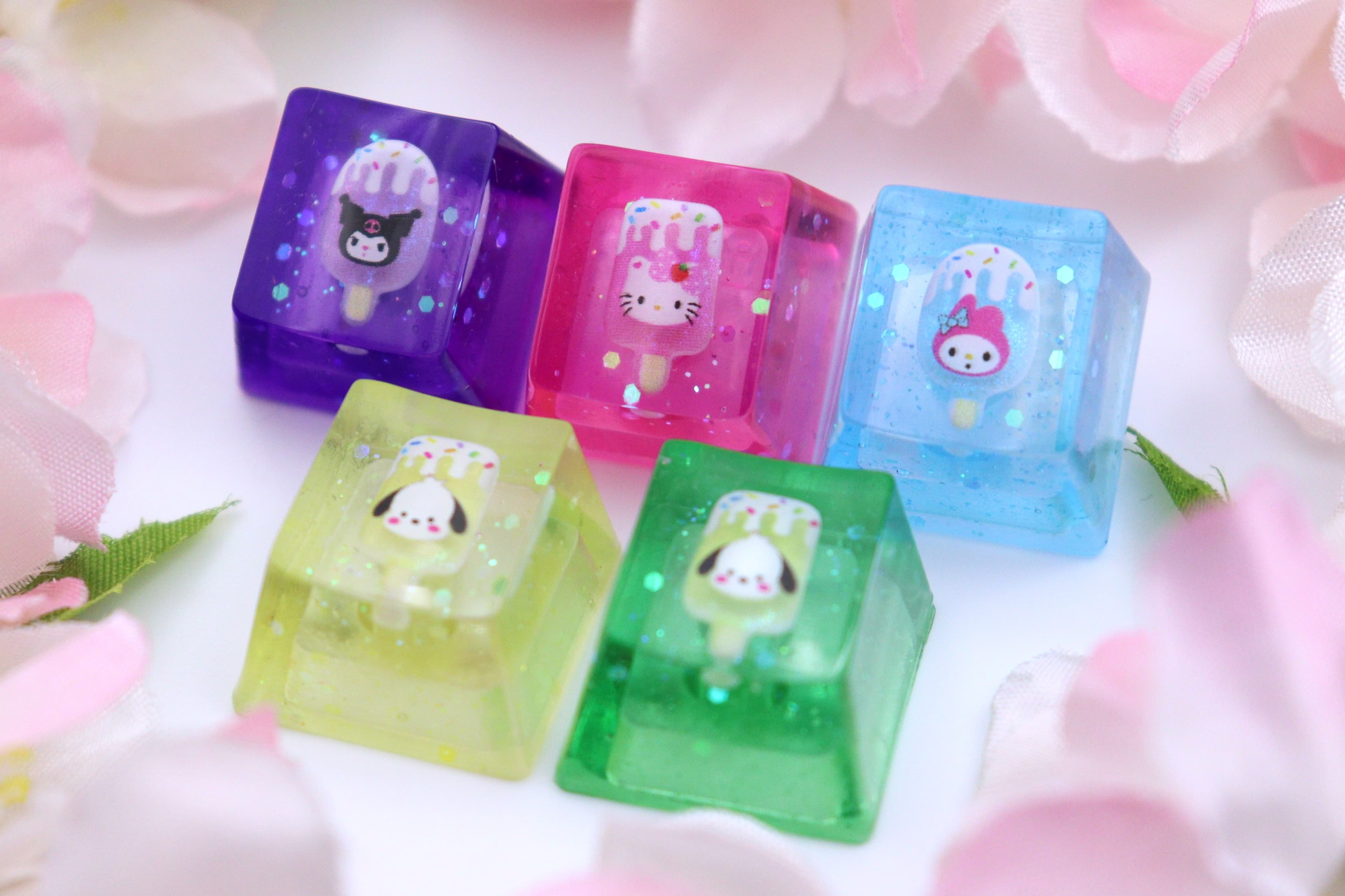 Sanrio ice cream keycaps